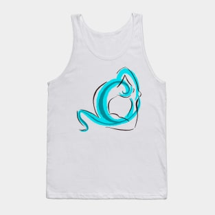 Throat chakra pose Tank Top